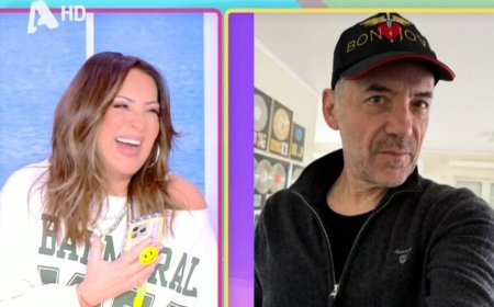 Η Ναταλία Γερμανού πήρε τηλέφωνο τον Θάνο Καλλίρη για να του ευχηθεί στον αέρα: «Κάποτε μου έπαιρνες κι ένα δώρο»