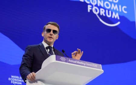 Εμανουέλ Μακρόν από το Νταβός: «Η Ευρώπη προτιμά τον σεβασμό, όχι τους νταήδες»