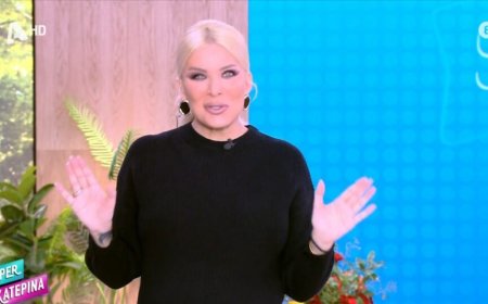 Η Κατερίνα Καινούργιου επέστρεψε στην εκπομπή: «Δόξα τω Θεώ όλα πήγαν καλά»