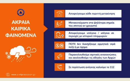 Πορτοκαλί προειδοποίηση επιδείνωσης του καιρού στη Θράκη