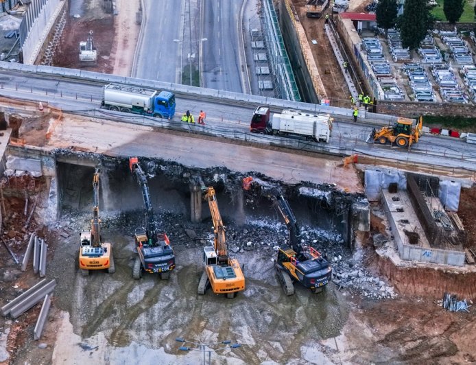 Γέφυρα Πανοράματος κατεδάφιση: Ξεκίνησαν οι εργασίες