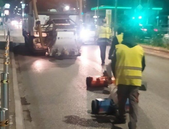 Παλαιό Φάληρο: Σφαιριδιοβολή και σύγχρονες τεχνικές για αντιολισθητικούς δρόμους