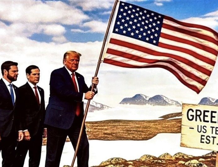 Νέο μήνυμα Τραμπ για τη Γροιλανδία: «Αμερικανικό έδαφος από το 2026» με εικόνες AI