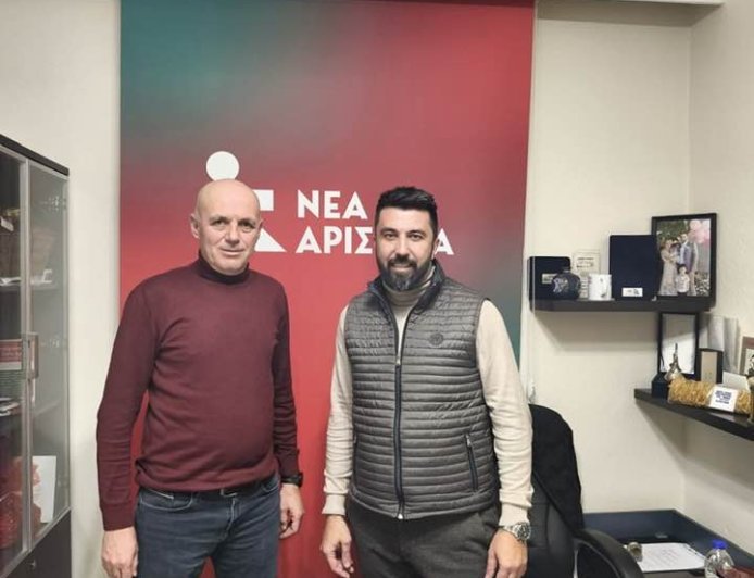 Συνάντηση του Οζγκιούρ Φερχάτ με τον πρόεδρο των καπνοπαραγωγών Σινάν Αμέτ