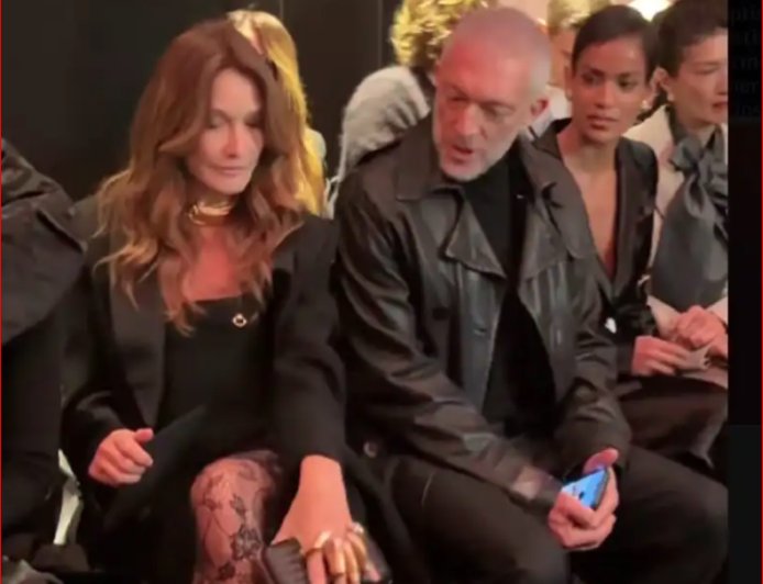 Το βίντεο που έγινε viral με το βλέμμα του Κασσέλ στους μηρούς της Κάρλα Μπρούνι