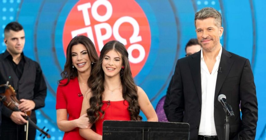 Λιόνα Βαρθακούρη: Η 13χρονη κόρη του Χάρη και της Αντελίνας τραγούδησε για πρώτη φορά στην τηλεόραση