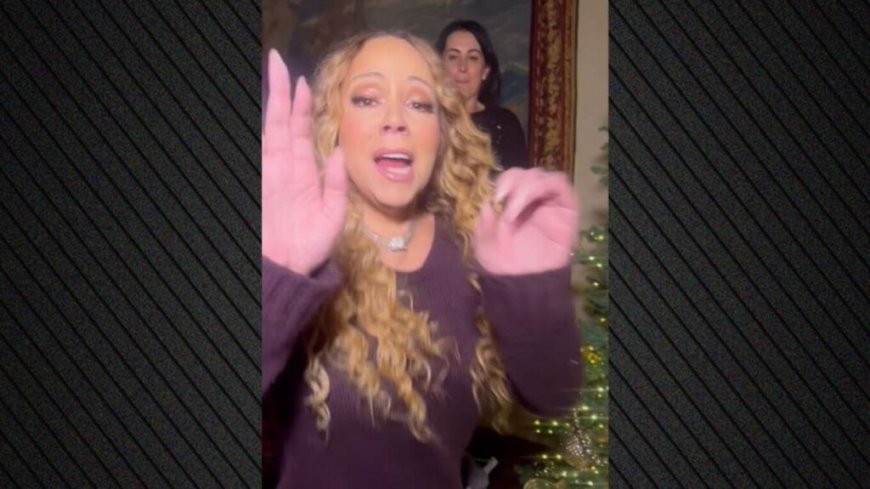 Το χιουμοριστικό βίντεο της Μαράια Κάρεϊ για το τέλος των εορτών: Όταν λένε ότι τα Χριστούγεννα τελείωσαν