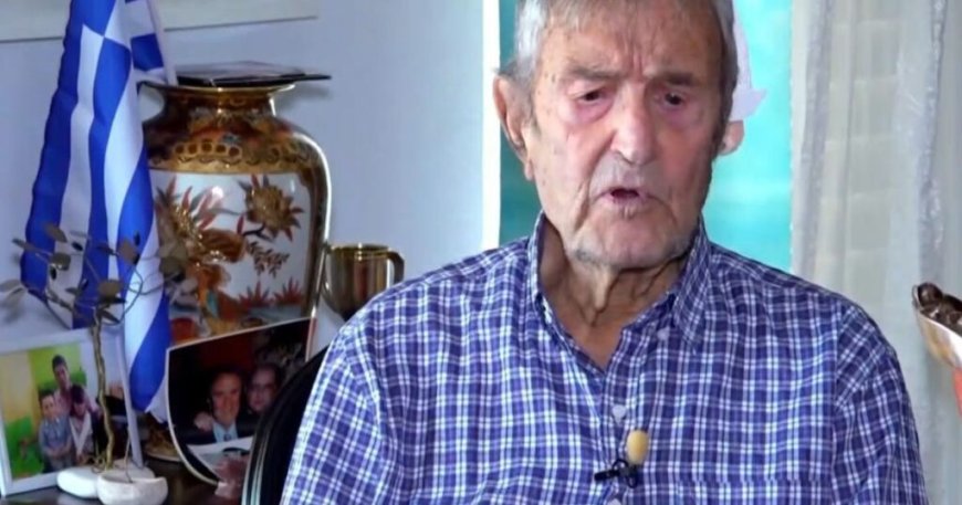 Ο Γιάννης Βογιατζής έγινε 100 ετών: «Δεν έχω πίεση, δεν πίνω, δεν καπνίζω, δεν έχω ένοχη συνείδηση»