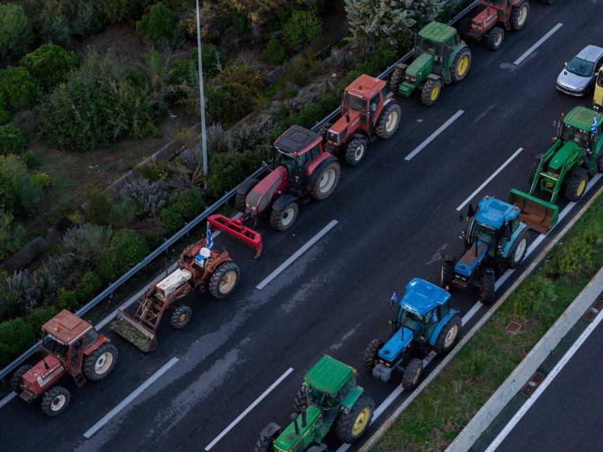 Τρακτέρ Νεμέα: Δικογραφία για τους αγρότες που μπήκαν ξαφνικά στην Εθνική