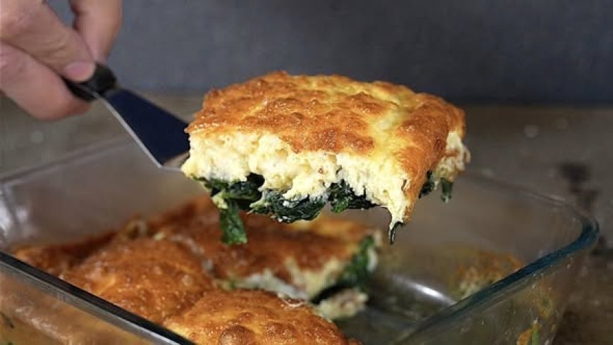 Πώς να φτιάξεις εύκολο και γρήγορο σουφλέ με σπανάκι σε μόλις 5' !!!