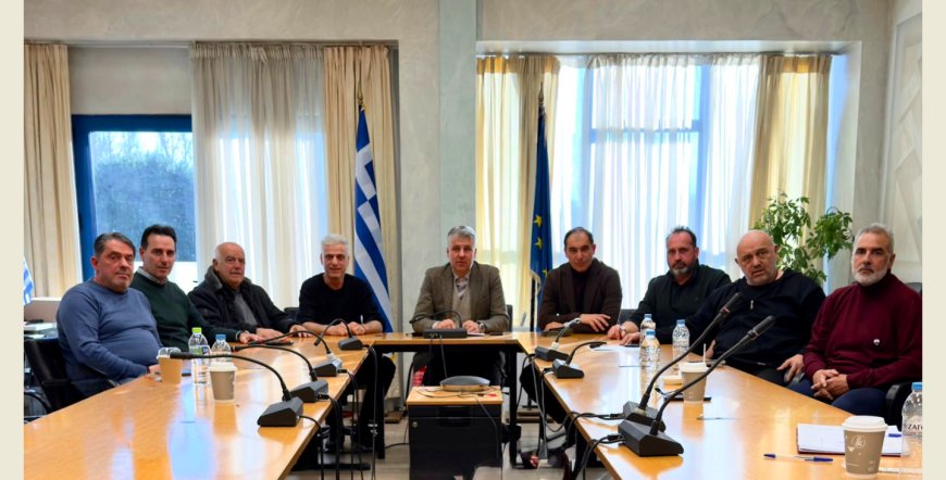 Συνάντηση Τοψίδη με προέδρους ΕΠΣ για το 3ο Περιφερειακό Αναπτυξιακό Τουρνουά Ποδοσφαίρου Κ12 και Κ14