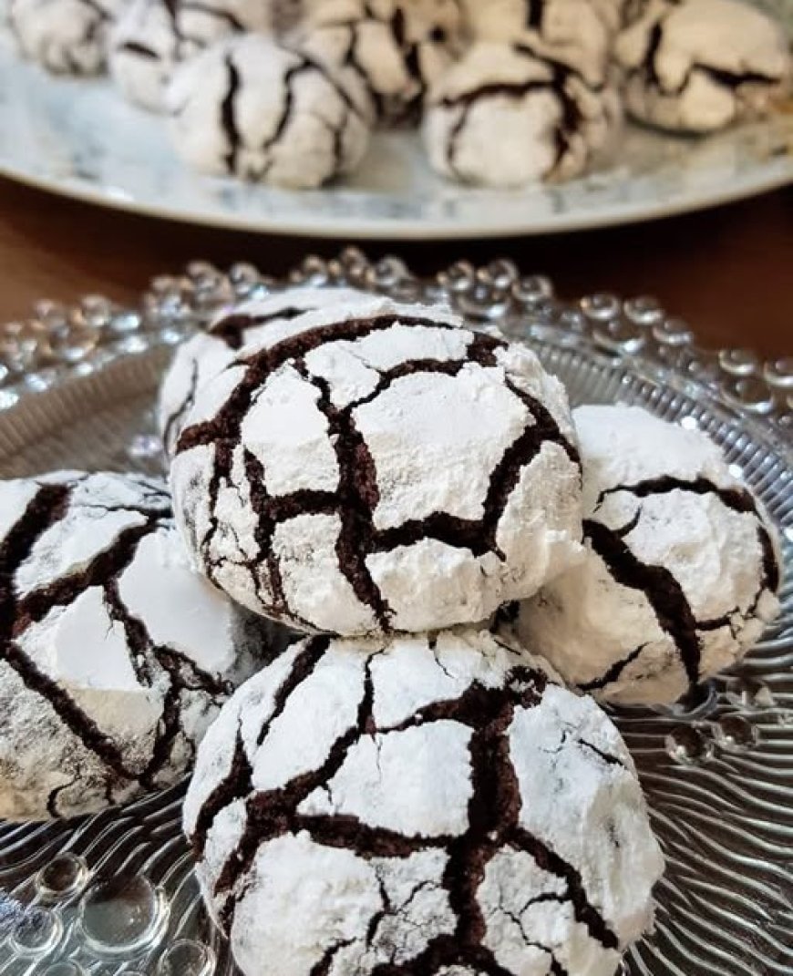 Τα ποιο εύκολα σοκολατένια ραγισμένα μπισκότα!!!