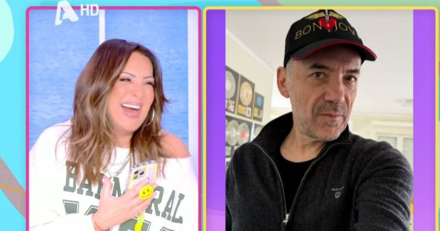 Η Ναταλία Γερμανού πήρε τηλέφωνο τον Θάνο Καλλίρη για να του ευχηθεί στον αέρα: «Κάποτε μου έπαιρνες κι ένα δώρο»