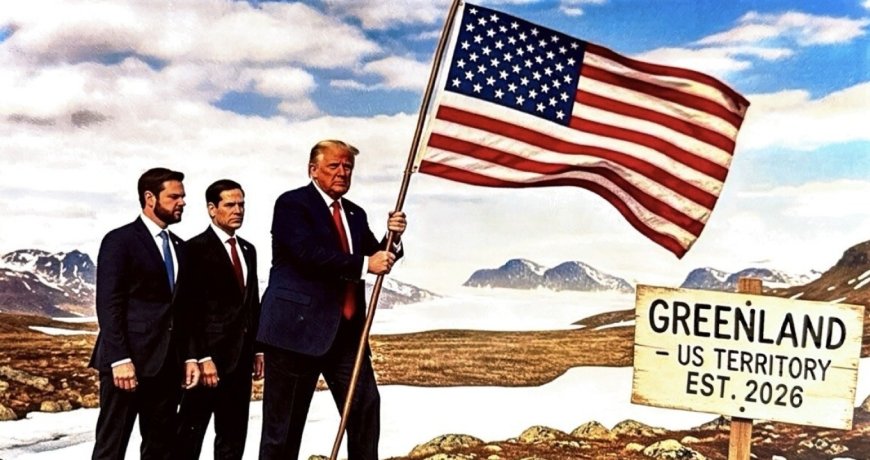 Νέο μήνυμα Τραμπ για τη Γροιλανδία: «Αμερικανικό έδαφος από το 2026» με εικόνες AI