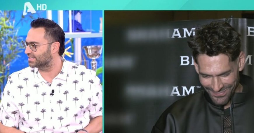 Φραγκολιάς για την οντισιόν με τον Valentino: «Μπήκαμε μέσα 5 Έλληνες, είναι μεγάλη ιστορία, έδειξε… θαυμασμό προς τον Σπαλιάρα»