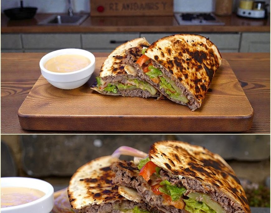 Taco Burger που έχει τρελάνει το internet 🌮🍔 | Γρήγορη συνταγή σε 5'!