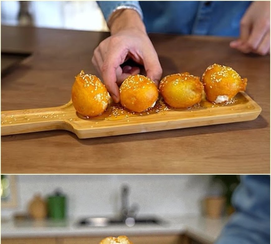 Λουκουμάδες φέτας με μέλι !!!