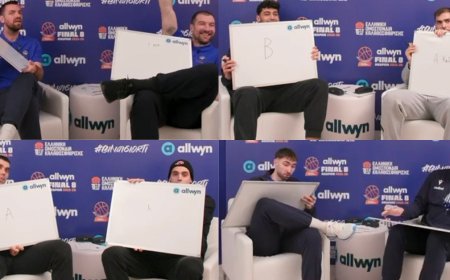 Οι παίκτες του Allwyn Final 8 μαθαίνουν κρητικά (vid.)