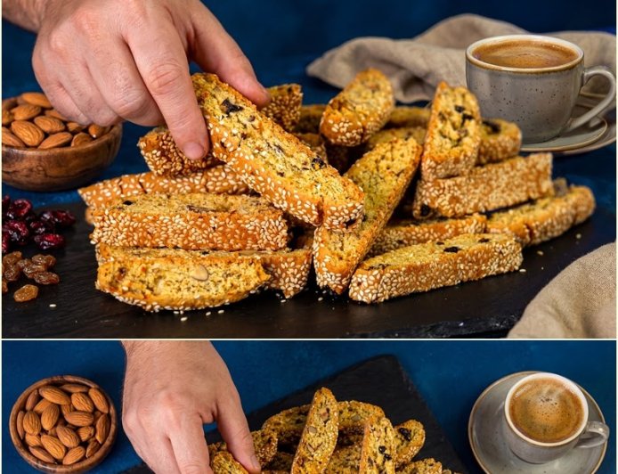 Τα πιο εύκολα και μοσχομυριστά παξιμαδάκια που έχετε δοκιμάσει! 🍊🥖