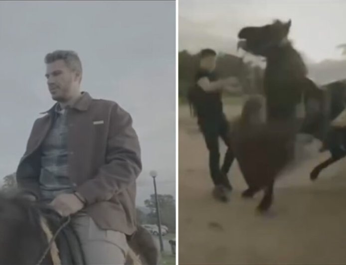 Σοβαρό ατύχημα για τον Άκη Πετρετζίκη: «Ένα άλογο τρόμαξε, το δικό μου πανικοβλήθηκε και έπεσα»