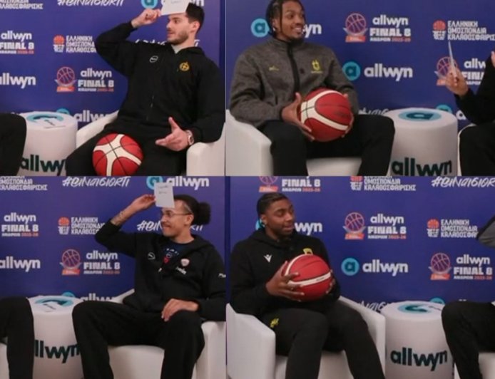 Allwyn Final 8: Απολαυστικό «μάντεψε ποιος» με τις ομάδες των πρώτων προημιτελικών λίγο πριν την πρεμιέρα (vid.)