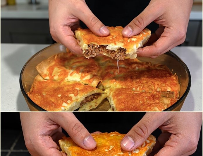 Ζουμερή, αφράτη και οικονομική σπιτική κιμαδόπιτα ιδανική για καθημερινό γεύμα !!!