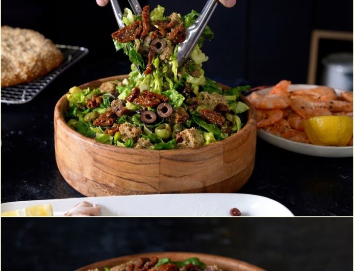 Παραδοσιακή σαλάτα ..Οταν η απλότητα συνταντά την νοστιμιά !!!