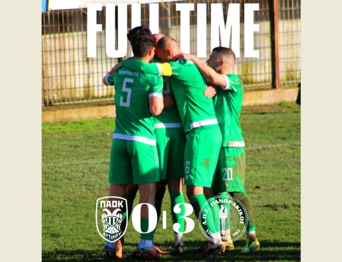 Νίκησε και τον ΠΑΟΚ Δυτικού ο Πανθρακικός και «κλείδωσε» την πρωτιά του ομίλου του