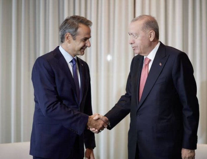 Ερντογάν για Μητσοτάκη: «Συζητήσαμε για Αιγαίο, Μεσόγειο και μειονότητα δυτικής Θράκης»