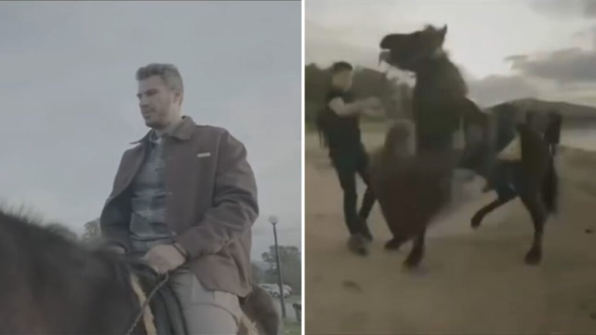 Σοβαρό ατύχημα για τον Άκη Πετρετζίκη: «Ένα άλογο τρόμαξε, το δικό μου πανικοβλήθηκε και έπεσα»