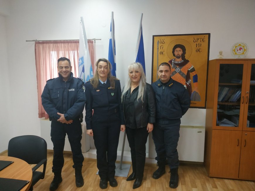 Συνάντηση της Ένωσης των Αστυνομικών Υπαλλήλων με τις διευθύνσεις της Σχολής Αστυφυλάκων Κομοτηνής και της Ροδόπης
