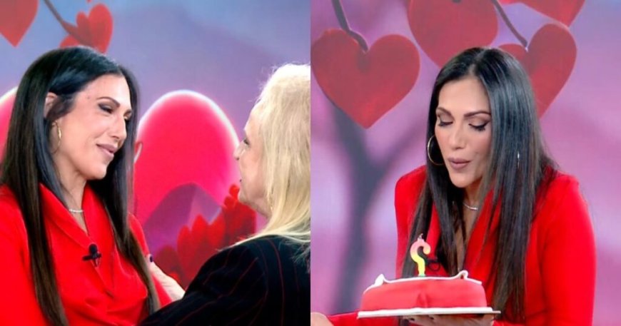 Ανθή Βούλγαρη: Γενέθλια στο πλατό για την παρουσιάστρια – Η έκπληξη της Ματίνας Παγώνη