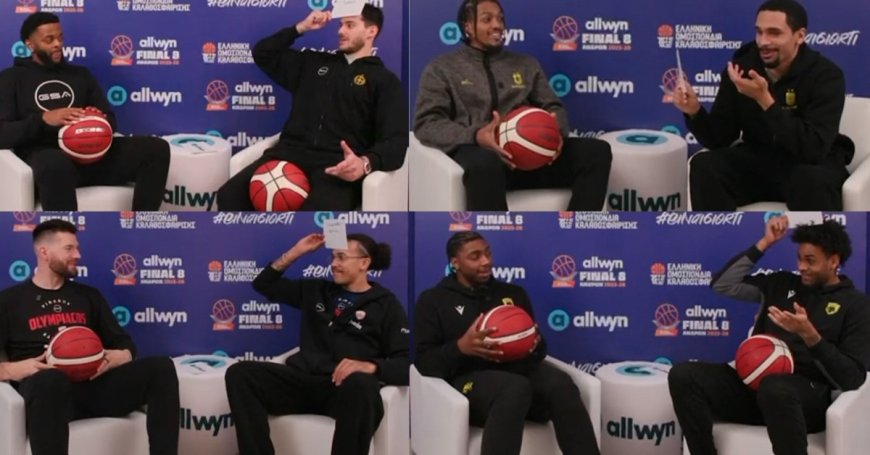 Allwyn Final 8: Απολαυστικό «μάντεψε ποιος» με τις ομάδες των πρώτων προημιτελικών λίγο πριν την πρεμιέρα (vid.)