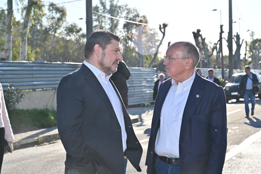 Επίσκεψη Χαρδαλιά στον Μαραθώνα – Προτεραιότητα η ανάδειξη της Μαραθώνιας Διαδρομής και έργα υποδομής