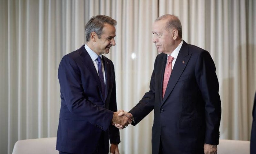 Ερντογάν για Μητσοτάκη: «Συζητήσαμε για Αιγαίο, Μεσόγειο και μειονότητα δυτικής Θράκης»