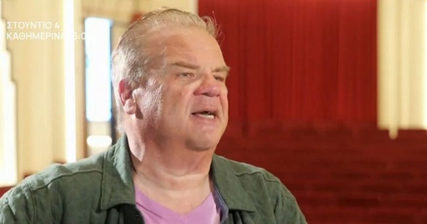 Angelo Tsarouchas: «Το όνειρό μου είναι να είμαι μόνος σε ένα ελληνικό νησί με τη Βίσση και τη Βανδή, να μαγειρεύουμε και να μου τραγουδάνε»