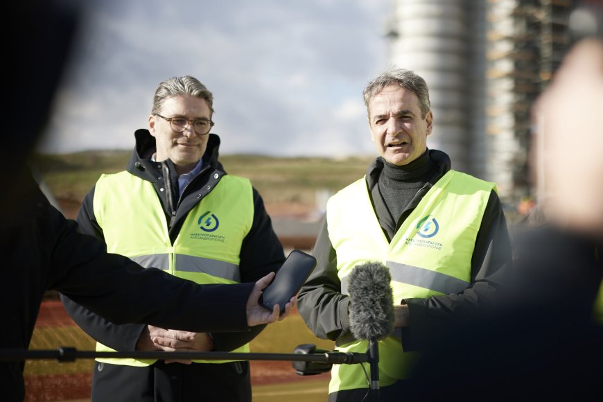 ΔΕΠΑ Εμπορίας: Επίσκεψη Πρωθυπουργού στη Μονάδα Ηλεκτροπαραγωγής Αλεξανδρούπολης