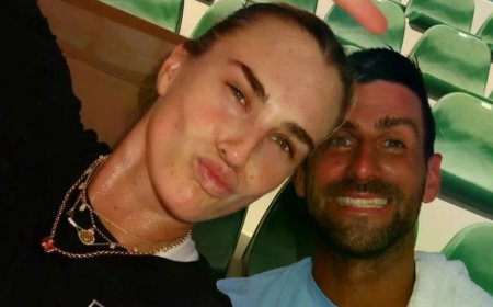 Σαμπαλένκα – Τζόκοβιτς: Η πασαρέλα της τενίστριας στην προπόνηση του “Νόλε”