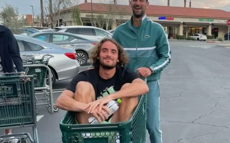 Τσιτσιπάς – Τζόκοβιτς Indian Wells: Ενώνουν τις δυνάμεις τους και θυμούνται τα παλιά