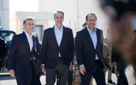 Μακρόν Κύπρος: Τι γράφουν οι Άγγλοι για την επίσκεψη