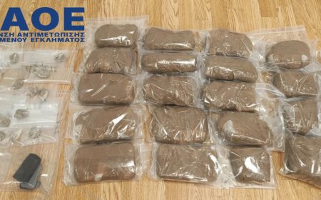 Στα χέρια της Δίωξης πάνω από 13,5 κιλά ηρωίνης στον Άγιο Ιωάννη Ρέντη