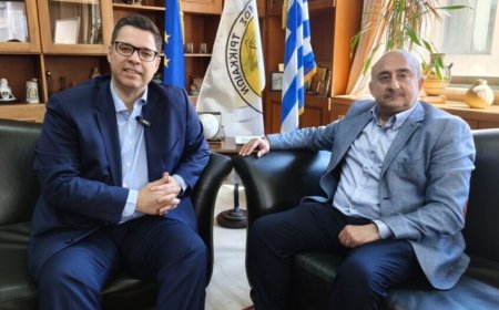 Τρίκαλα: Επίσκεψη και αυτοψία του Υφυπουργού Κοντογεώργη σε έργα του Δήμου