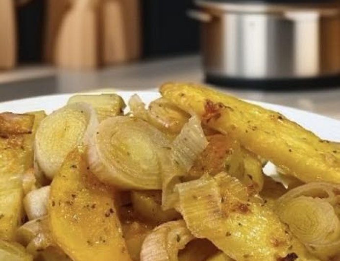 Πατάτες με Πράσα στο φούρνο !!!