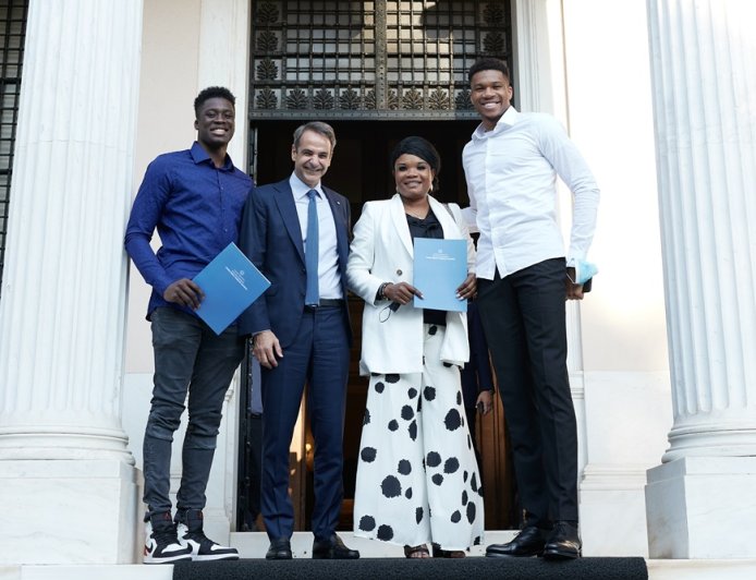 Αντετοκούνμπο – Μητσοτάκης: «Ο Γιάννης ενσαρκώνει τις κοινές μας αξίες»