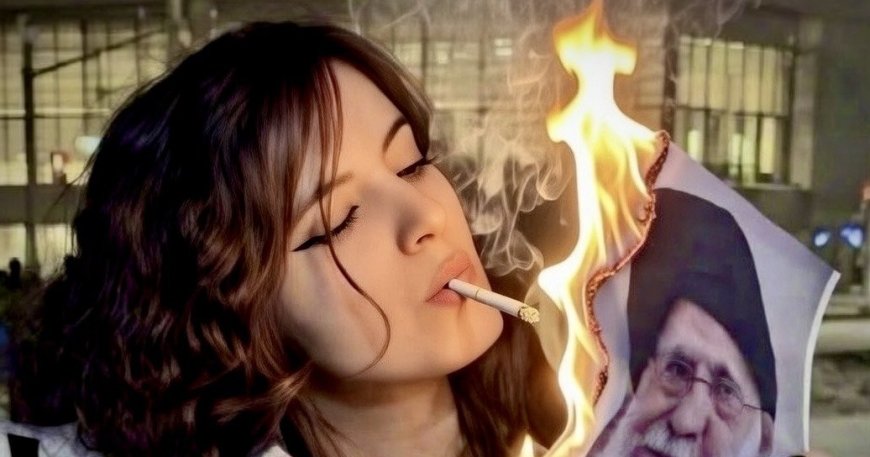 Θάνατος Χαμενεΐ: Η νέα ανάρτηση της 23χρονης Ιρανής “με το τσιγάρο”