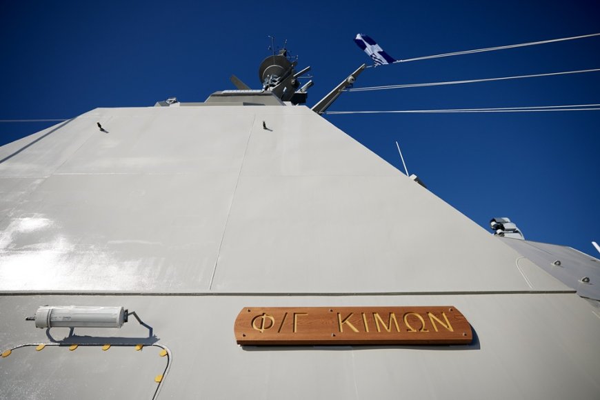 Ελληνικές φρεγάτες Κύπρος: Δείτε τον «Κίμωνα» και τα «Ψαρά» στη Λεμεσό