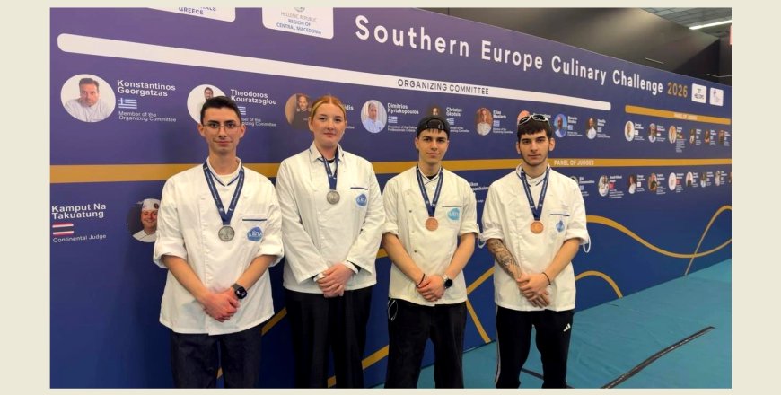 Εκκολαπτόμενοι σεφ από την ΕΠΑ.Σ. Μαθητείας Ξάνθης βραβεύτηκαν σε διεθνή διαγωνισμό