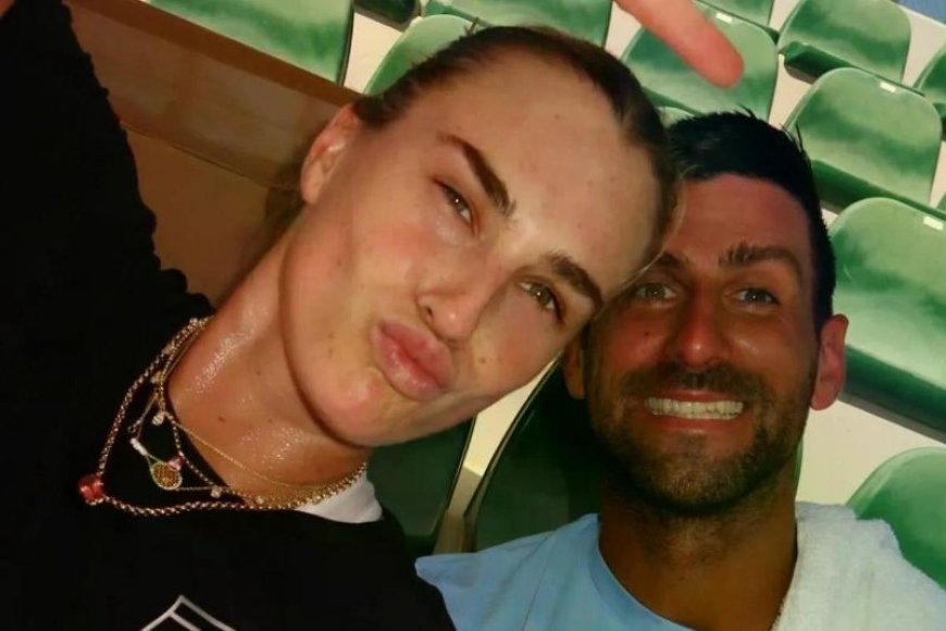 Σαμπαλένκα – Τζόκοβιτς: Η πασαρέλα της τενίστριας στην προπόνηση του “Νόλε”