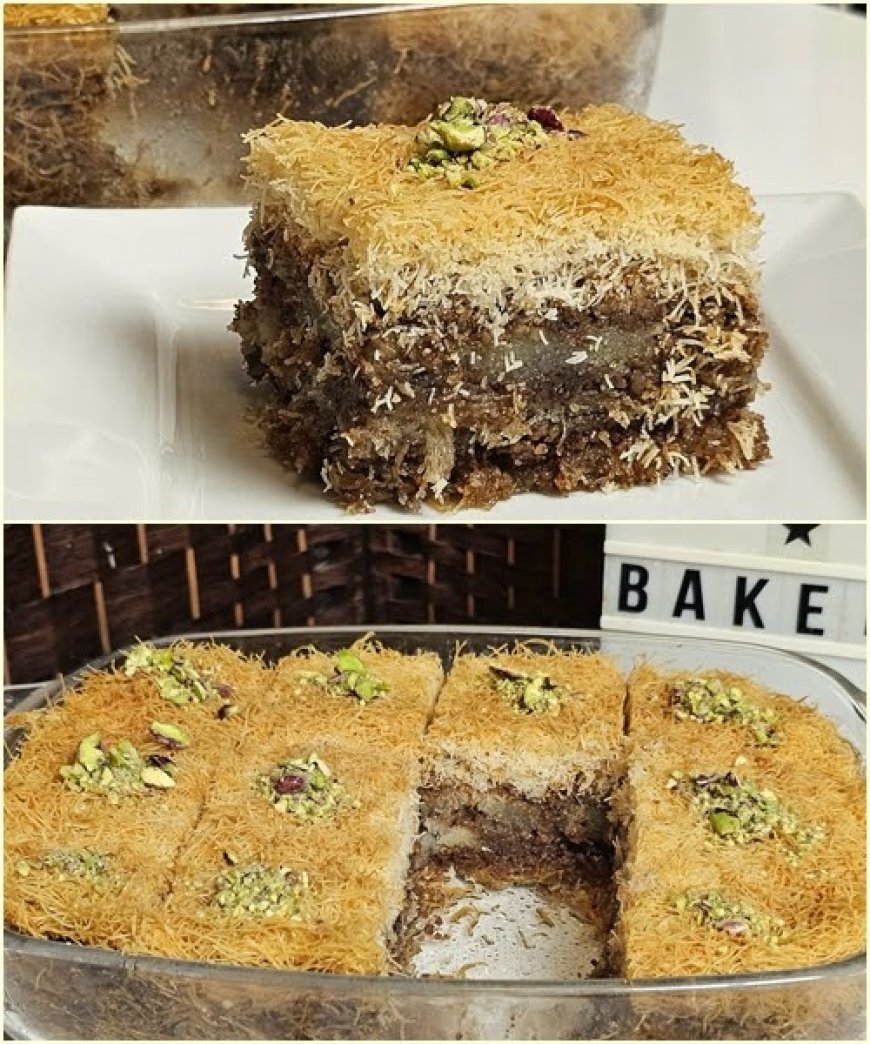 Κανταΐφι Ταψιού σε Στρώσεις, με πλούσια Γέμιση!!!