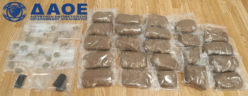 Στα χέρια της Δίωξης πάνω από 13,5 κιλά ηρωίνης στον Άγιο Ιωάννη Ρέντη